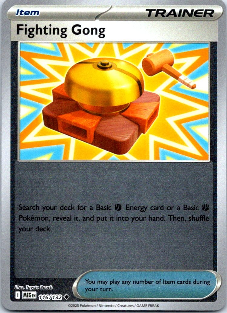 Fighting Gong - Uncommon ME01: Mega Evolution 116/132 NM