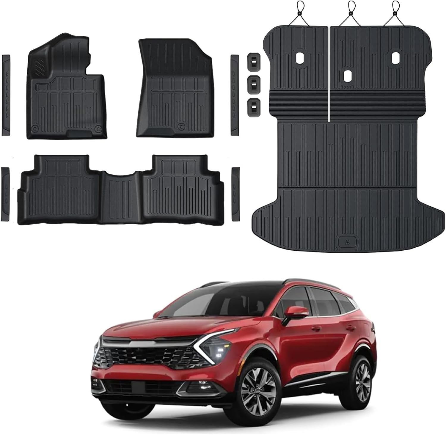 Floor Mats & Cargo Liner for 2023–2026 Kia Sportage Full Coverage Set