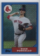 2017 Topps Silver Pack 1987 Design Chrome Blue /115 Rick Porcello #87-RP 12ui