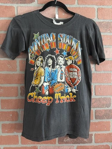 Cheap Trick KISS ALIVE Concert Tee Shirt Ponti 1970s vintage concert t-shirt, vintage, single stitch, B+ condition