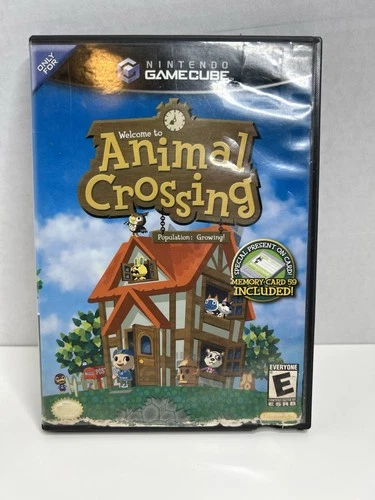 Animal Crossing  (GameCube, 2002) - No Memory Card No Manual Tested & Works