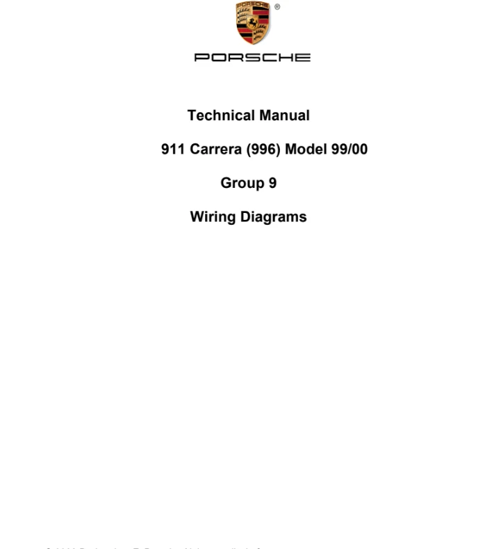 Manuel Atelier PORSCHE 911 Type 996 RTA Anglais - Format CD PDF - Envoi en 24H ! - Photo 3/4