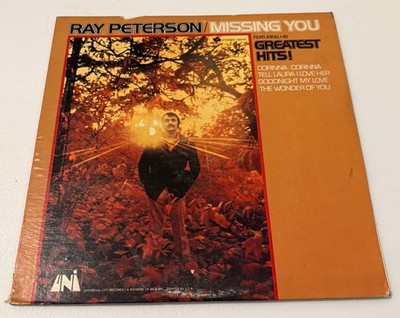 Ray Peterson  Missing You  1969  UNI Records 730789   Rock, Pop  VG+
