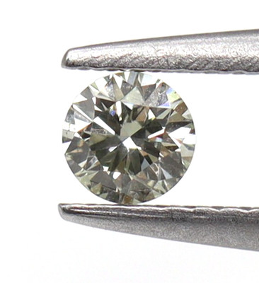 100% Natürlicher Diamant M Farbe SI1 Grad Rund Schliff 2.6 MM 0.078 CT Certified