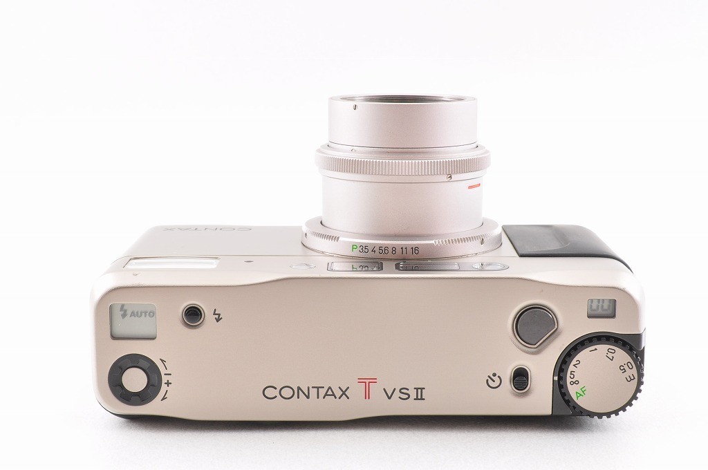 Contax TVS II Point & Shoot 35mm Film Camera Silver Carl