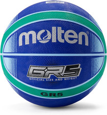 Molten Premium Rubber Basketball, Blue/Green, Junior Size 5