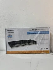 NETGEAR GS348 48-Port Gigabit Ethernet Unmanaged Rackmount Switch NEW