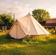 4m Bell Tent - Fire Retardant with Porch