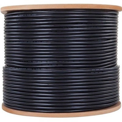 4xem 4XCAT61000BK 1000ft Cat6 Network Cable 24AWG Black