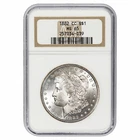 1882CC Morgan Silver Dollar $1 NGC MS 65