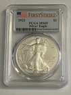 2022 Silver Eagle Dollar $1 - First Strike - PCGS MS 69