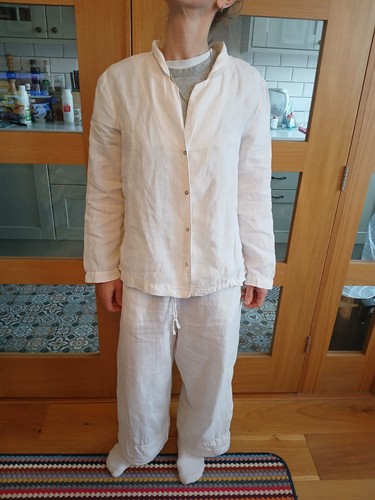 ZARA 100% Leinen Top und Hose Zweiteiliges Set Urlaub Sommer Small - Bild 3 von 24