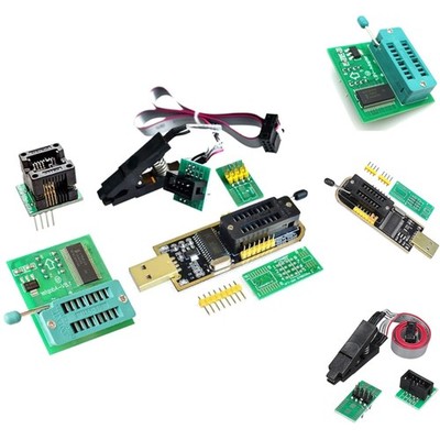 EEPROM BIOS USB Programmierer CH341A + SOIC8 Clip + 1,8V Adapter + SOIC8 Adap...