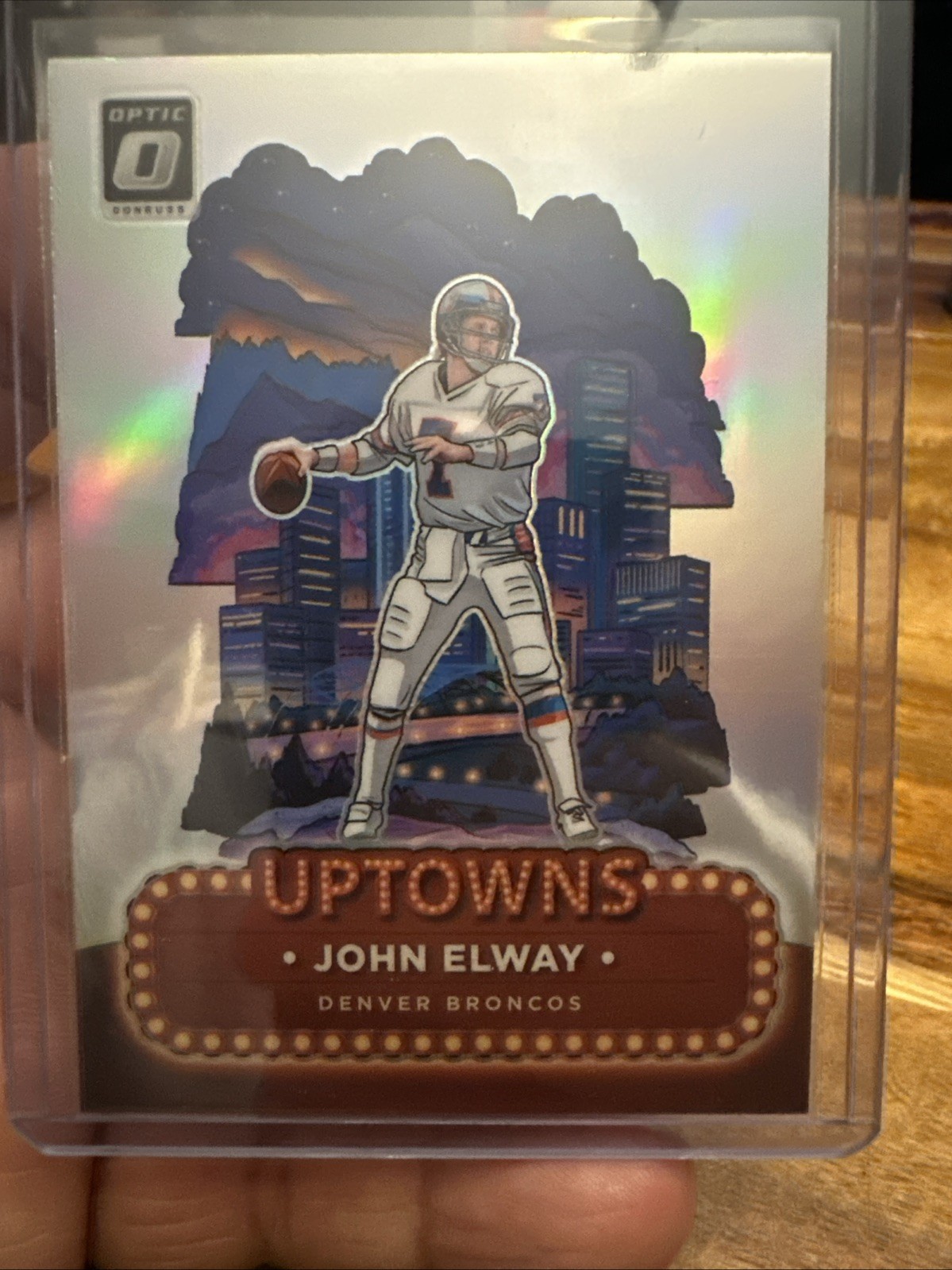 2024 Panini Donruss Optic John Elway Uptowns #23 Case Hit SSP Broncos🔥BEAUTIFUL