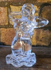 Glass Hand Made Nude Female Sculpture by Paul Critchley Signed  2014.