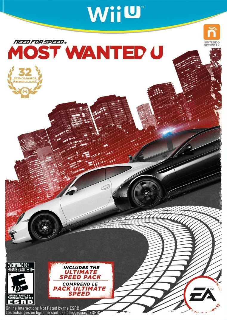 WiiＵ NEW Need for Speed Most Wanted U Nintendo Wii U NTSC
