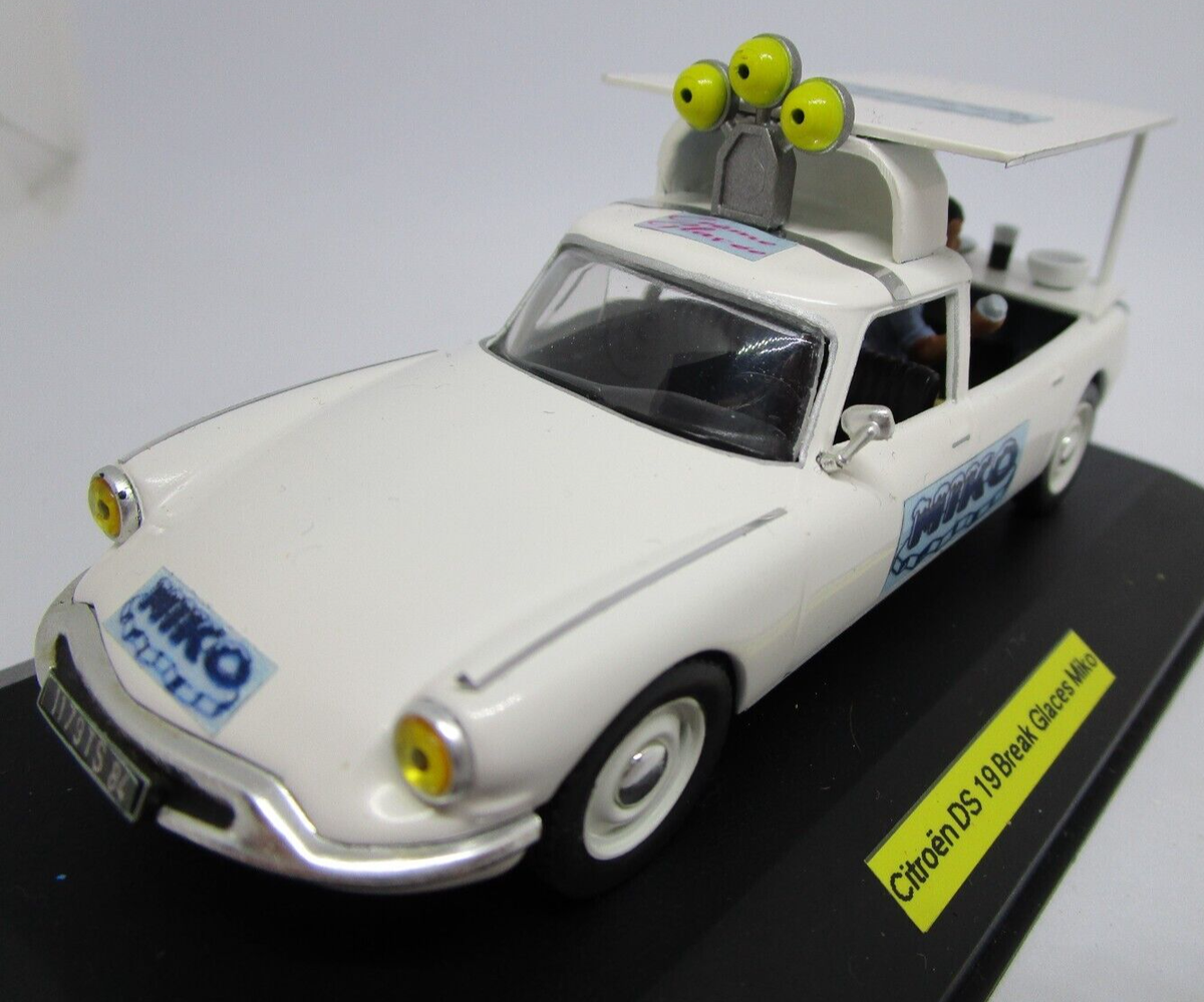 AM71 1/43 Citroën DS19 Roadster Cabriolet Vert - Collection Altaya Artisanal