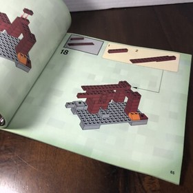 LEGO Minecraft: The Nether Fortress 21122 Instruction MANUAL  ONLY  Booklet