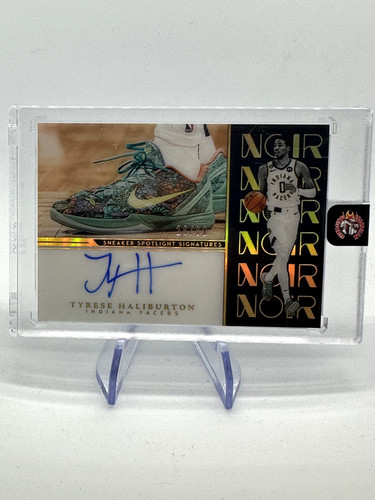 2022-2023 Panini Noir Tyrese Haliburton Sneaker Spotlight Signatures #/99