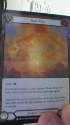 Flesh and Blood TCG : Arcane Rising : Sun Kiss RED Common FOIL 
