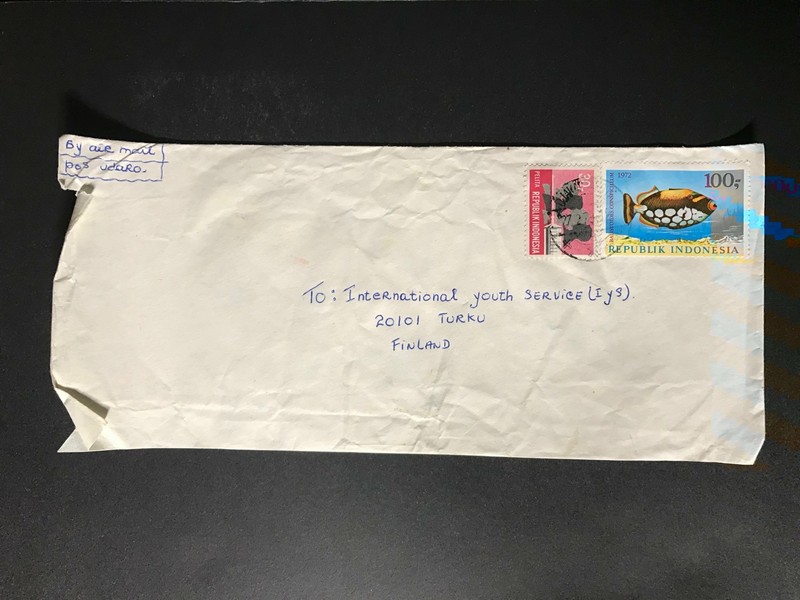 Indonesia #780//B242 Cover to Finland 1970-1999 Cover #840