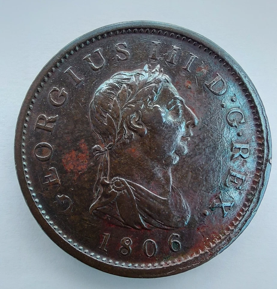 1806 King George III Penny - Image 4 of 4