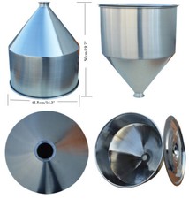TECHTONGDA 50L / 13Gallon Hopper for Liquid Filling Machine Stainless Steel