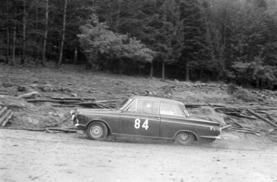 D Thompson & Vauxhall Viva RAC Rally 1965 Old Motor Racing Photo 2