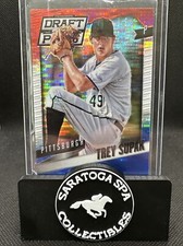 2014 Prizm Perennial Draft Picks Red White & Blue Pulsar Prizms Trey Supak #96