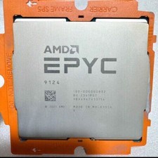 AMD EPYC 9124 Processor CPU 16-Core 3.0GHz 3.6GHz TDP-200W SP5 Dell lock/ 