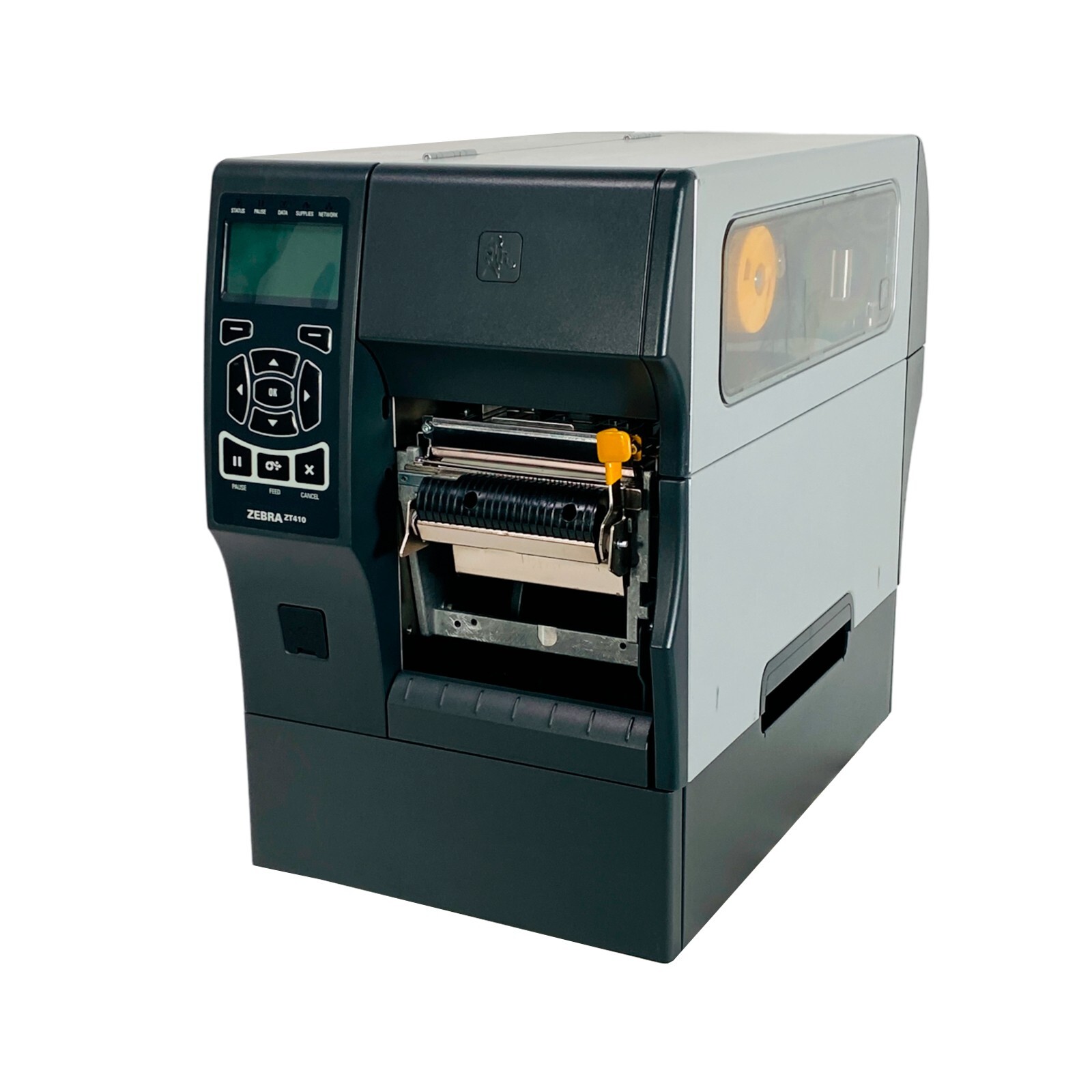 Zebra ZT410 Thermal Transfer Label Printer Peel Rewind BT LAN USB