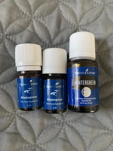 Young Living Essential Oil -Wintergreen- (15ml) Lot Of 3 All Over 75% Full