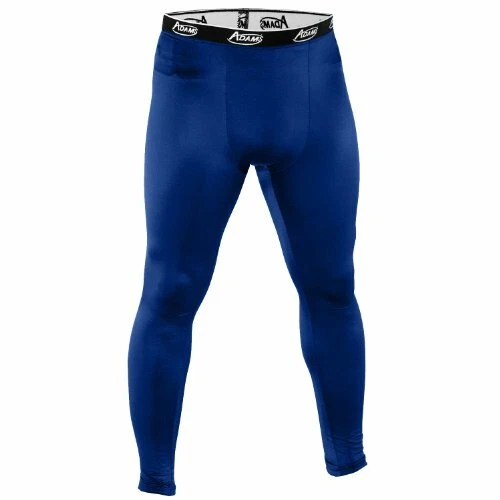 Adams Men's Royal Blue Compression Football Tights Sot and Breathable  XX-Small