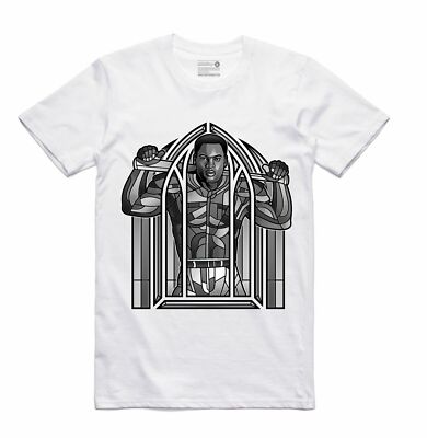 Neu Streetwear on Demand Bo Jax Buntglas Weiß T-Shirt SM-3XL Hergestellt IN USA