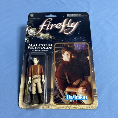 Firefly 3.75 Inch Action Figure ReAction Series - Malcolm Reynolds