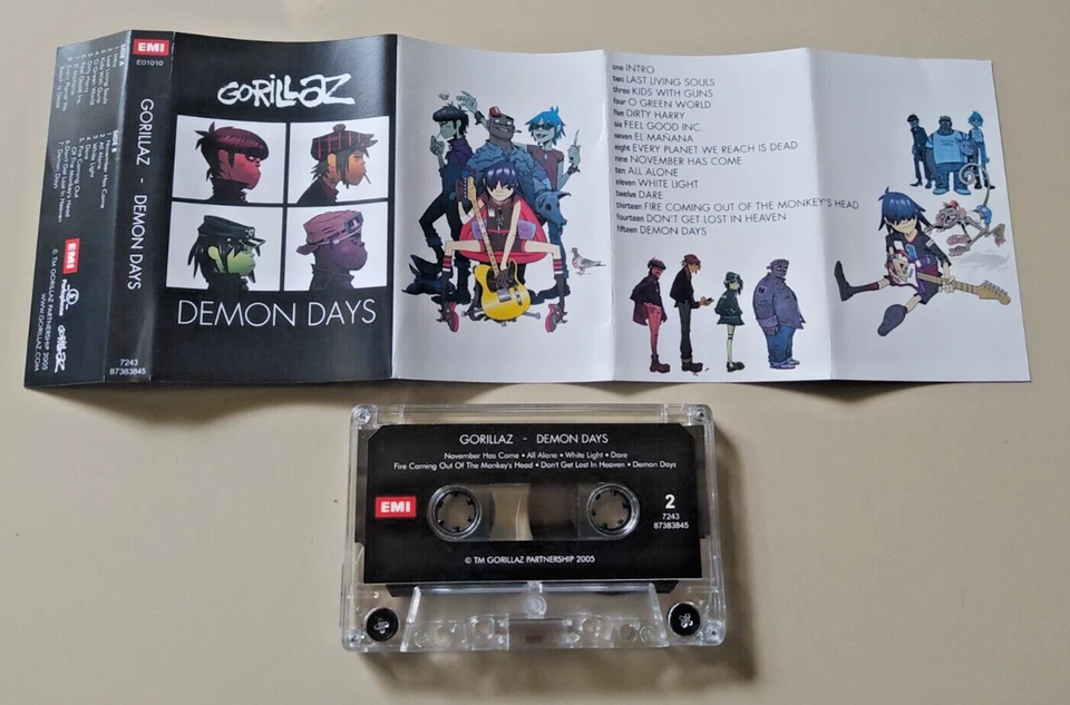 Gorillaz - Demon Days Cassette tape - Image 4 of 4