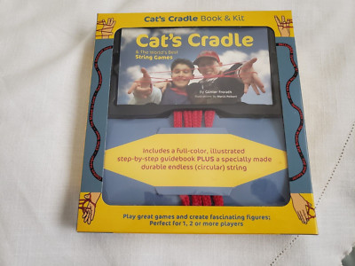 NEW Cat's Cradle + Worlds Best String Games Book & Kit Gunter Frorath Mud Puddle