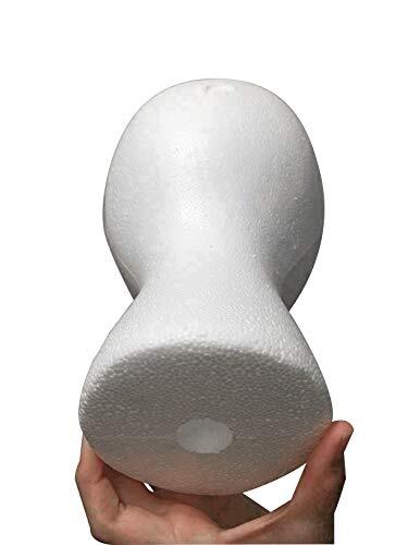 Female Styrofoam Mannequin Head Model - Wig/Hat Display Stand - Art Work - Bild 7 von 8