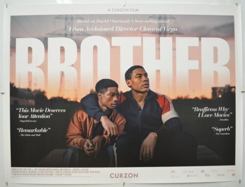 BROTHER (2023) Original Cinema Quad Movie Poster - Clement Virgo, Lamar Johnson - Afbeelding 1 van 6