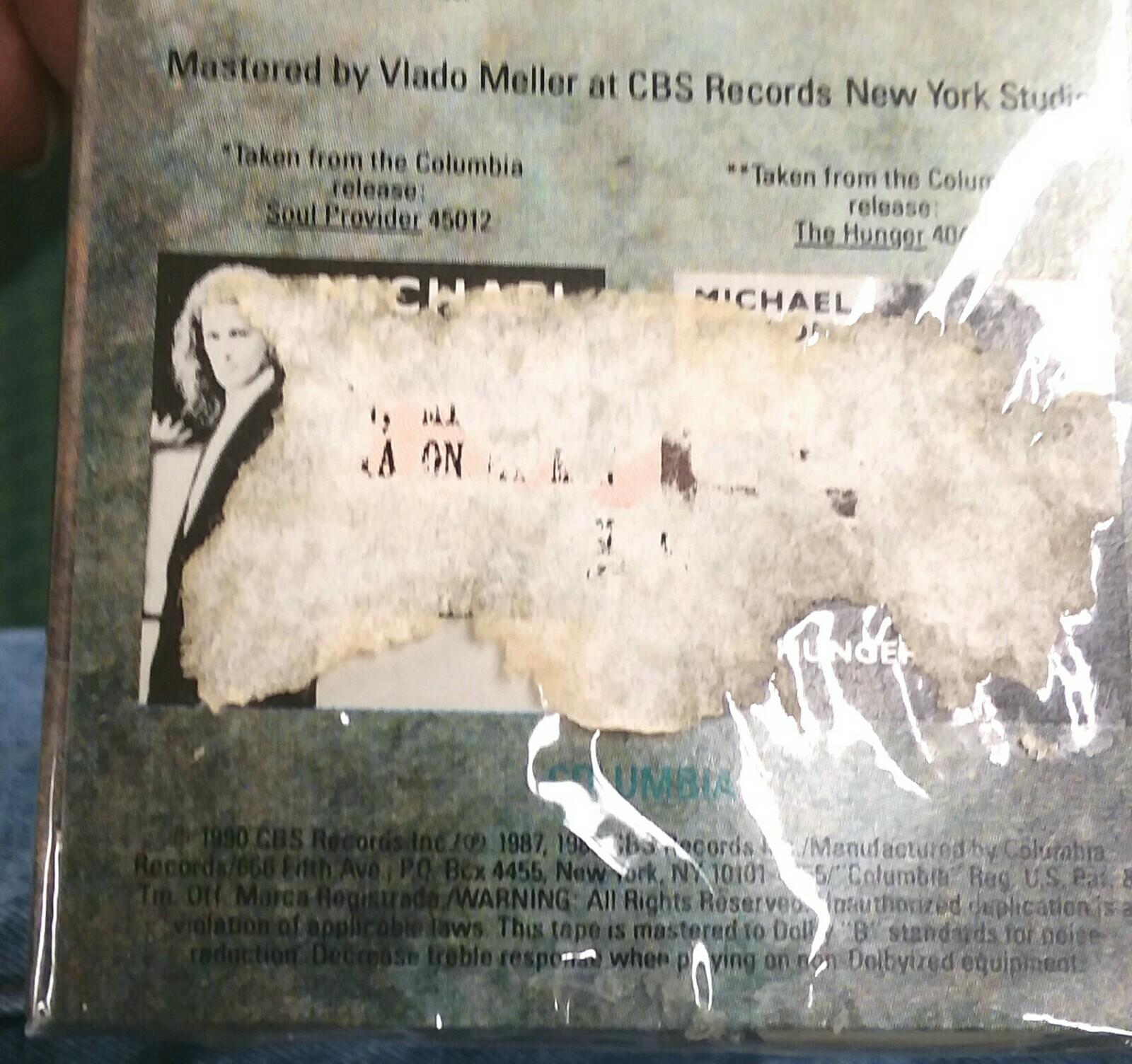 Michael Bolton On My Mind Cassette Single Tape NWOT New CBS