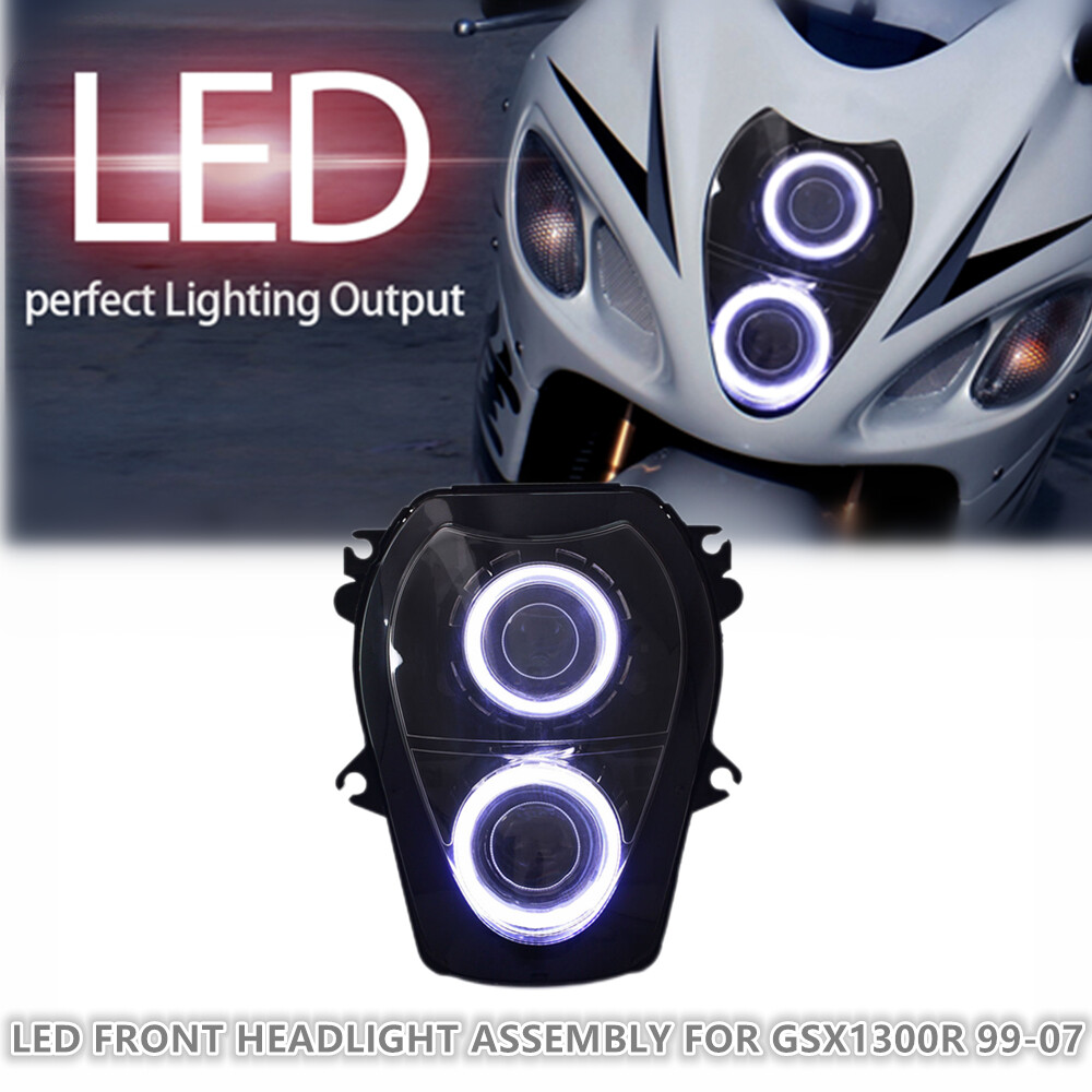 1X Full LED Motorcycle Headlight for Suzuki Hayabusa GSX1300R 99