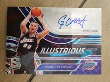 Greg Ostertag 2020-21 Spectra Illustrious Legends Interstellar Prizm Auto /49