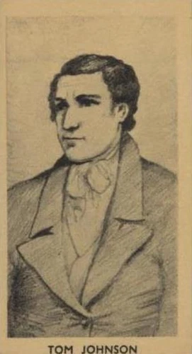 1938 Fred C. Cartledge Razors Famous Prize Fighters - Tom Johnson #3