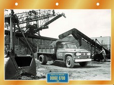 Dodge D700 1958 Karta informacyjna