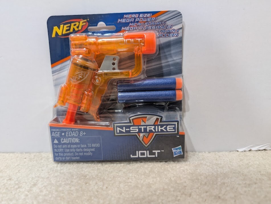 NERF N-Strike Elite Jolt Blaster (Orange) Standard Packaging | eBay