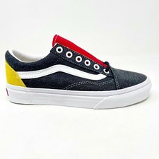 Vans Old Skool Vans Coastal Black True White Womens Size 6 Casual Sneakers