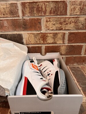 New 8 Nike Air Zoom Vapor RF AJ3 Federer Jordan 3 White Fire Red