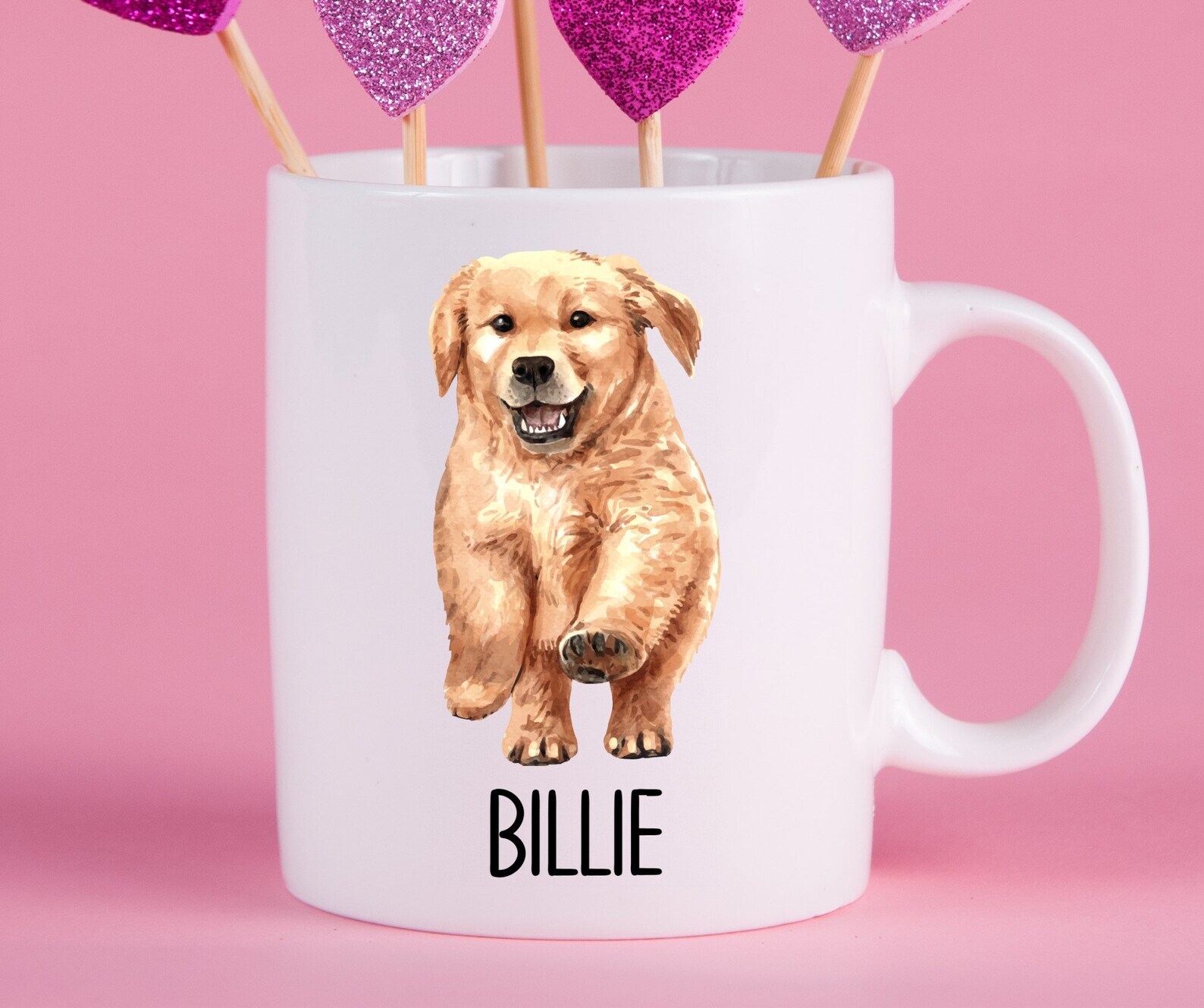 Personalized Golden Retriver Mug Golden Retriver Gift Ideas Golden Retriver Cup
