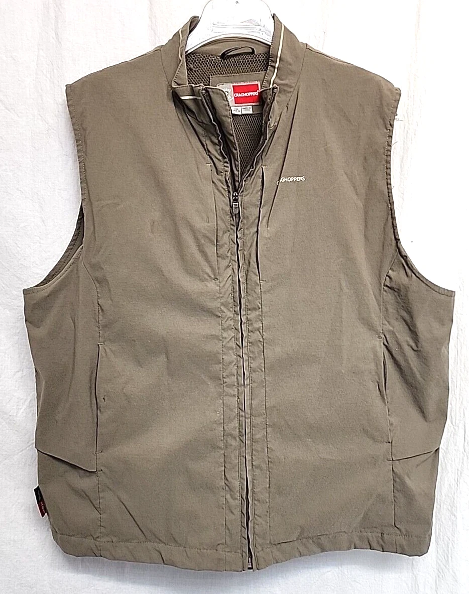Craghoppers National Geographic Vest XXL Insect Repellent Camping Hiking Outdoor