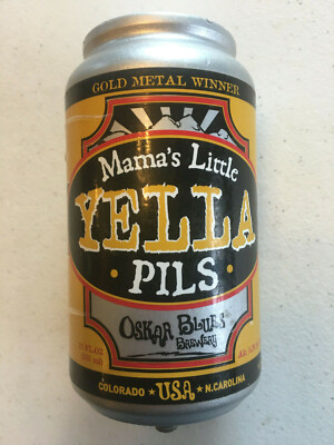 Oskar Blues Brewery 6.25'' Mama's Little YELLA Pils Beer Tap Handle Knob Colorado